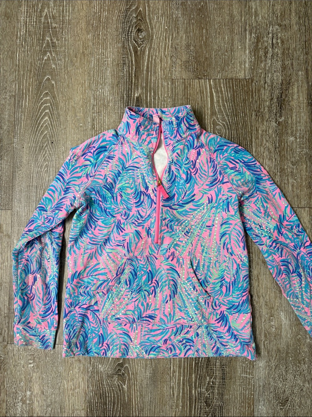 Lilly Pulitzer Girl’s Popover Quarter-Zip Pullover